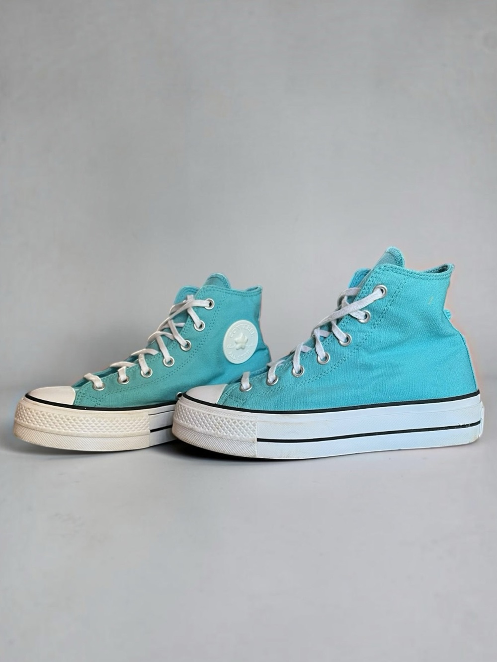 Converse Chuck Taylor All Star Lift Platform Stars Ocean Drip Size 8